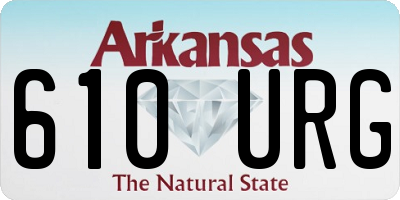 AR license plate 610URG