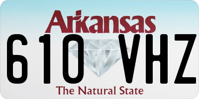 AR license plate 610VHZ