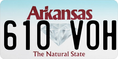 AR license plate 610VOH
