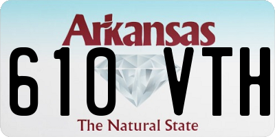 AR license plate 610VTH