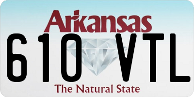 AR license plate 610VTL