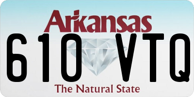 AR license plate 610VTQ