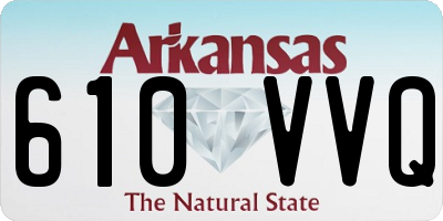 AR license plate 610VVQ