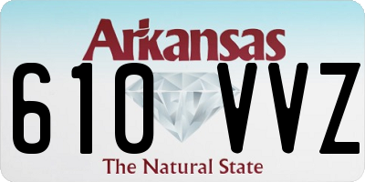 AR license plate 610VVZ