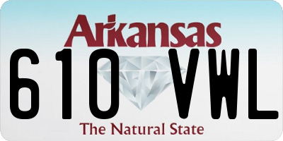 AR license plate 610VWL