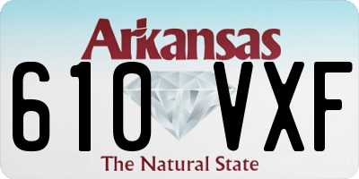 AR license plate 610VXF