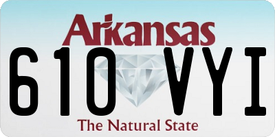 AR license plate 610VYI