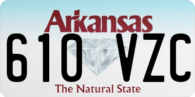 AR license plate 610VZC