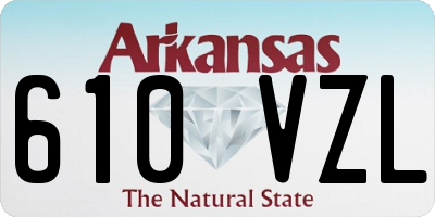 AR license plate 610VZL