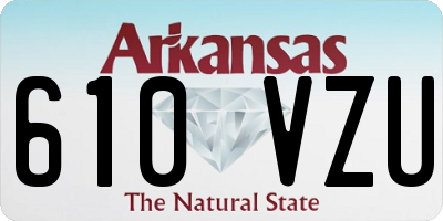AR license plate 610VZU