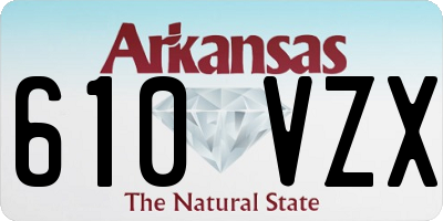 AR license plate 610VZX