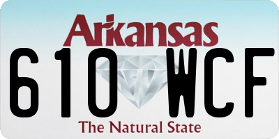 AR license plate 610WCF