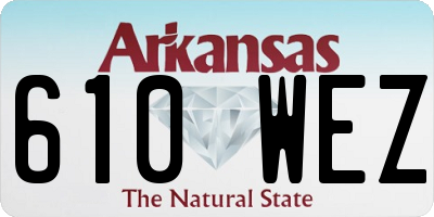 AR license plate 610WEZ