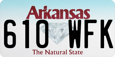 AR license plate 610WFK