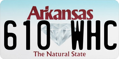 AR license plate 610WHC