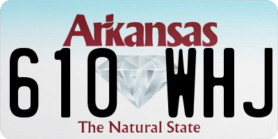 AR license plate 610WHJ