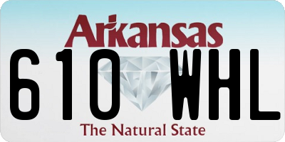 AR license plate 610WHL