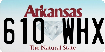 AR license plate 610WHX