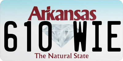 AR license plate 610WIE