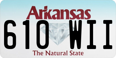 AR license plate 610WII