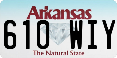 AR license plate 610WIY