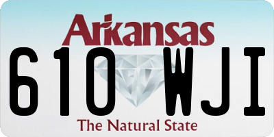 AR license plate 610WJI