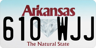 AR license plate 610WJJ