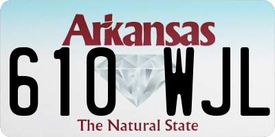 AR license plate 610WJL