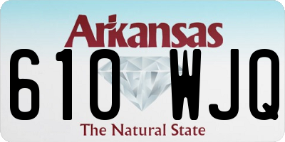 AR license plate 610WJQ