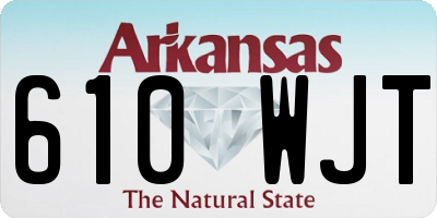 AR license plate 610WJT