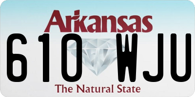 AR license plate 610WJU