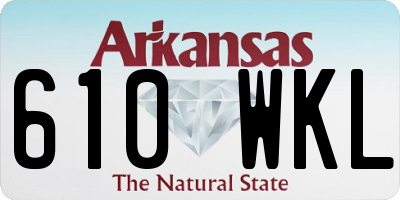 AR license plate 610WKL