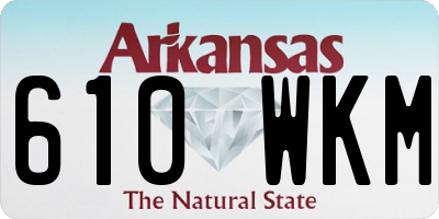 AR license plate 610WKM