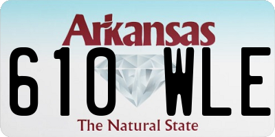 AR license plate 610WLE
