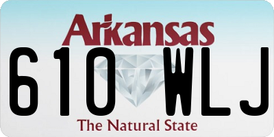 AR license plate 610WLJ