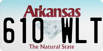 AR license plate 610WLT