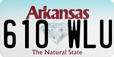 AR license plate 610WLU