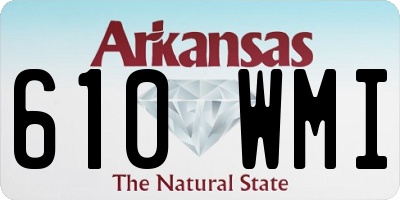 AR license plate 610WMI