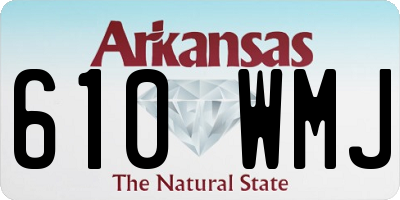 AR license plate 610WMJ