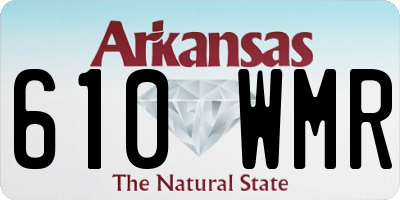 AR license plate 610WMR