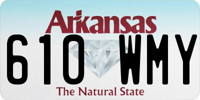 AR license plate 610WMY