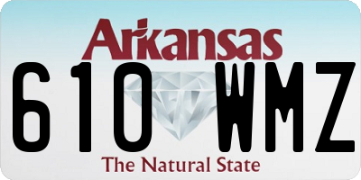 AR license plate 610WMZ