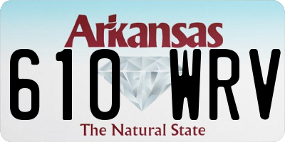 AR license plate 610WRV