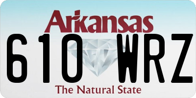 AR license plate 610WRZ
