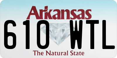 AR license plate 610WTL