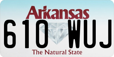 AR license plate 610WUJ