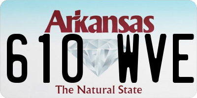 AR license plate 610WVE