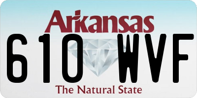 AR license plate 610WVF