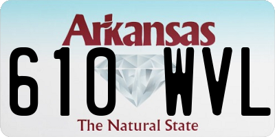 AR license plate 610WVL
