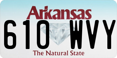 AR license plate 610WVY